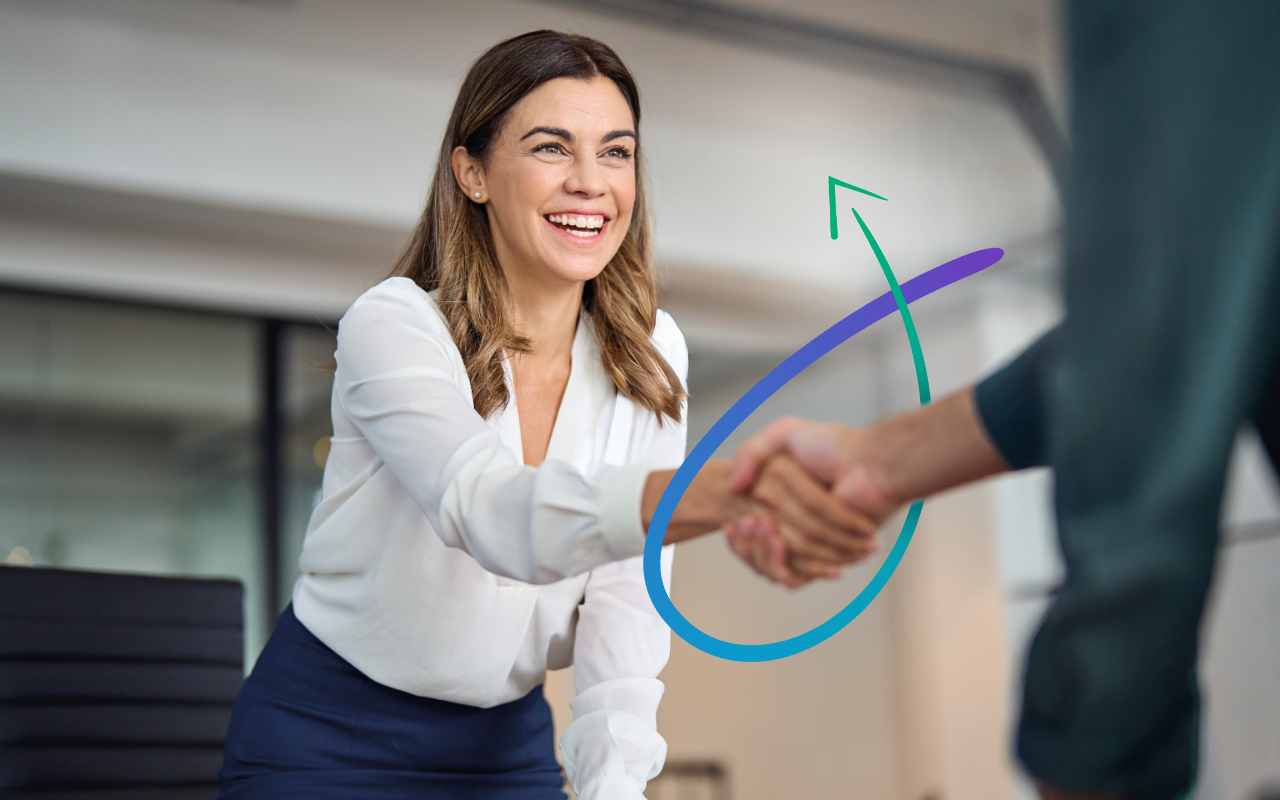woman handshake