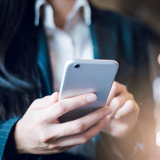 man with a phone