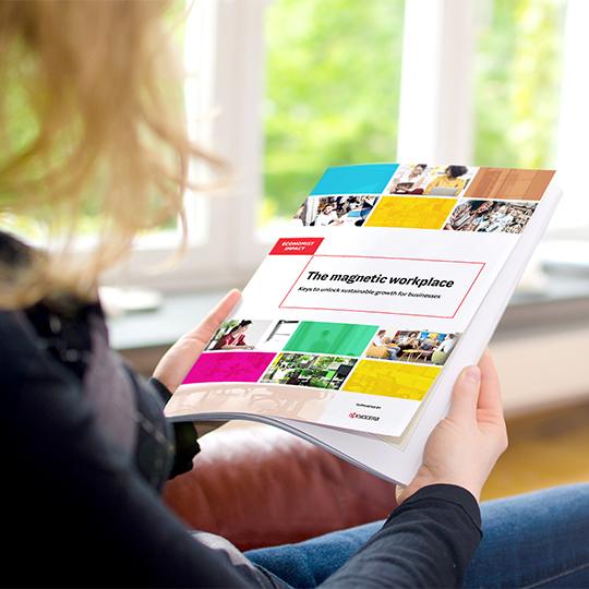 Download the report to learn: woman looking