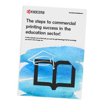 Commercial printing success in the education sector