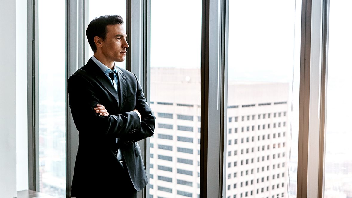 man looking to the window man looking to the window