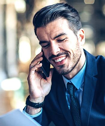Optimisation of all aspects of sales businessman on the phone