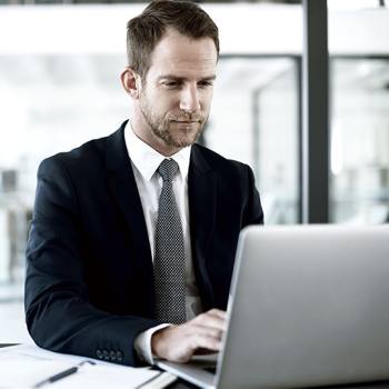 Kyocera Capture Manager man looking into a screen